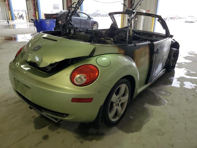 3VWSF31YX7M422018 - 2007 VOLKSWAGEN NEW BEETLE 绿色 照片 4