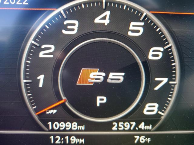 WAU24GF55KN008137 - 2019 AUDI S5 PRESTIG SILVER photo 8