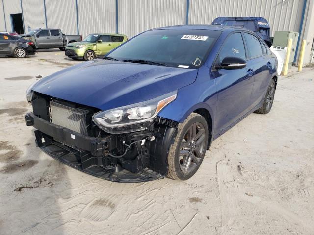 3KPF34AD6LE178758 - 2020 KIA FORTE GT L BLUE photo 1