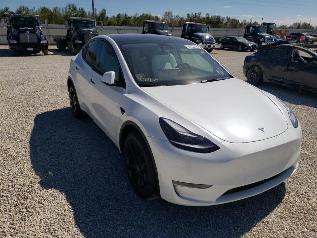 7SAYGDEE7NF515776 - 2022 TESLA MODEL Y WHITE photo 1