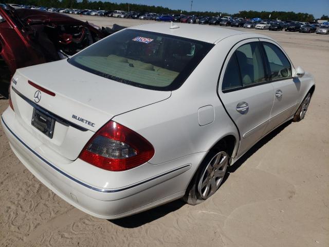 WDBUF22X19B369732 - 2009 MERCEDES-BENZ E 320 CDI WHITE photo 4