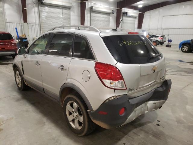 3GNAL2EK8CS594388 - 2012 CHEVROLET CAPTIVA SP SILVER photo 3