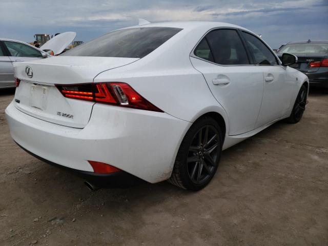 JTHBA1D26G5034463 - 2016 LEXUS IS 200T WHITE photo 4