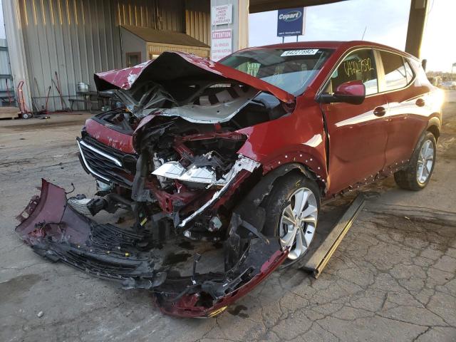 KL4MMBS29LB130636 - 2020 BUICK ENCORE GX RED photo 2