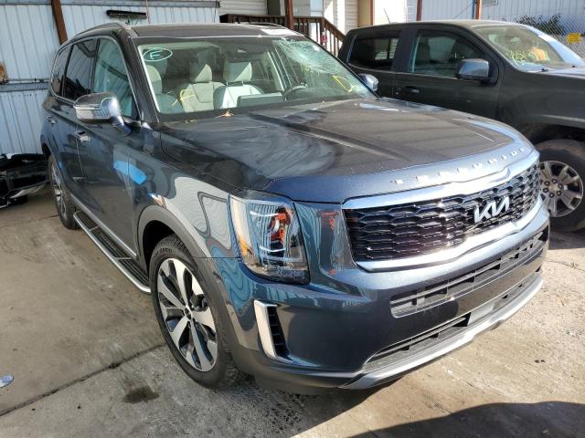 5XYP6DHC6NG262903 - 2022 KIA TELLURIDE GRAY photo 1