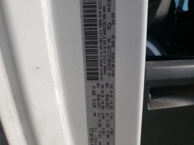 3C6TRVBG2JE151125 - 2018 RAM PROMASTER WHITE photo 10