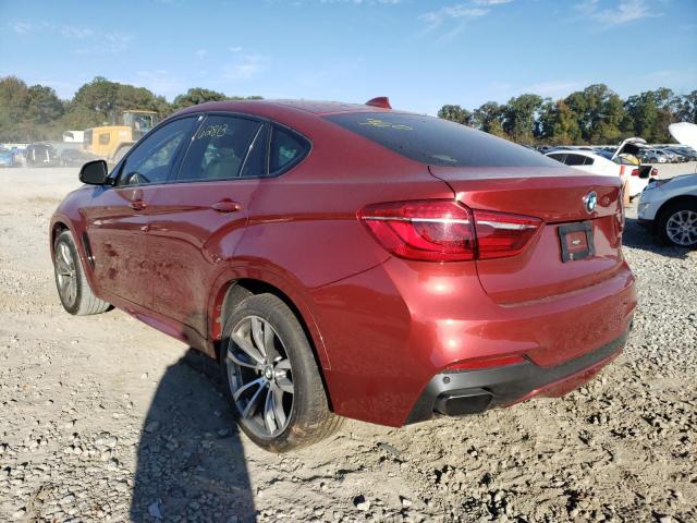 5UXKU2C50G0N80309 - 2016 BMW X6 XDRIVE3 RED photo 3