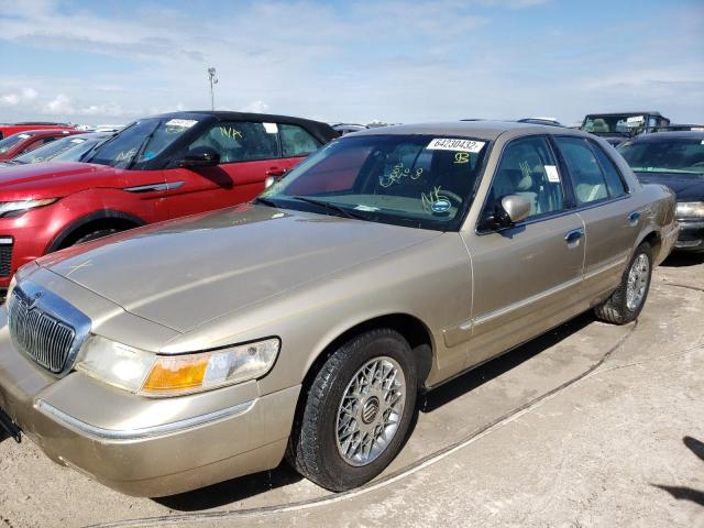 2MEFM74W4YX708432 - 2000 MERCURY GRAND MARQ BEIGE photo 2