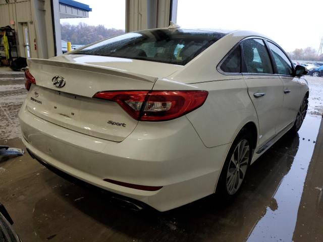 5NPE34AF2HH539953 - 2017 HYUNDAI SONATA SPO WHITE photo 4