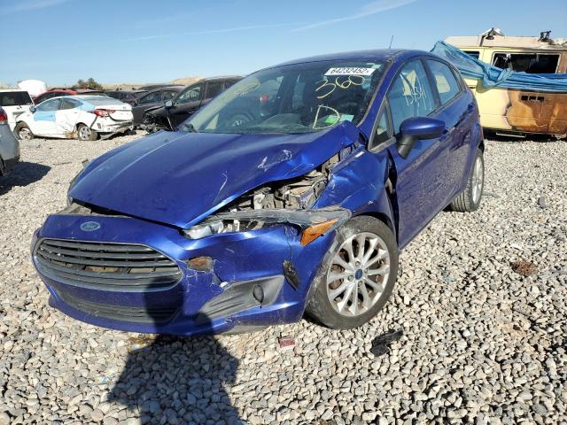 3FADP4EJ4EM207216 - 2014 FORD FIESTA SE BLUE photo 2