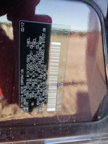 JTLZE4FE2CJ011992 - 2012 TOYOTA SCION XB მუქწითელი ფოტო 10