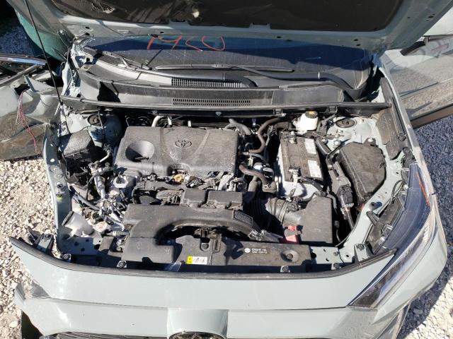 2T3A1RFVXMW195390 - 2021 TOYOTA RAV4 XLE P GRAY photo 7