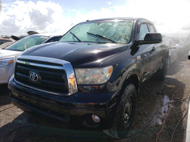 5TFUY5F18AX118023 - 2010 TOYOTA TUNDRA DOU BLACK photo 2