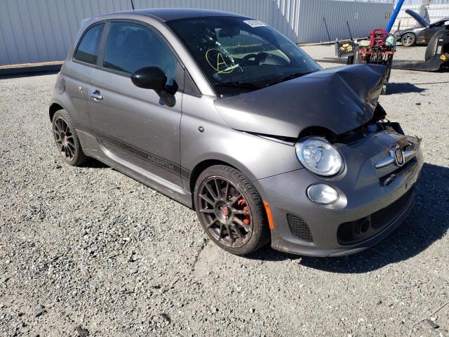 3C3CFFFH4DT668036 - 2013 FIAT 500 ABARTH GRAY photo 1