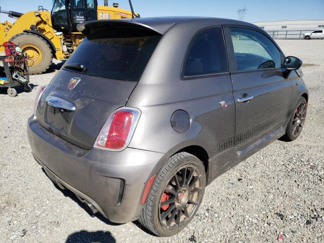 3C3CFFFH4DT668036 - 2013 FIAT 500 ABARTH GRAY photo 4