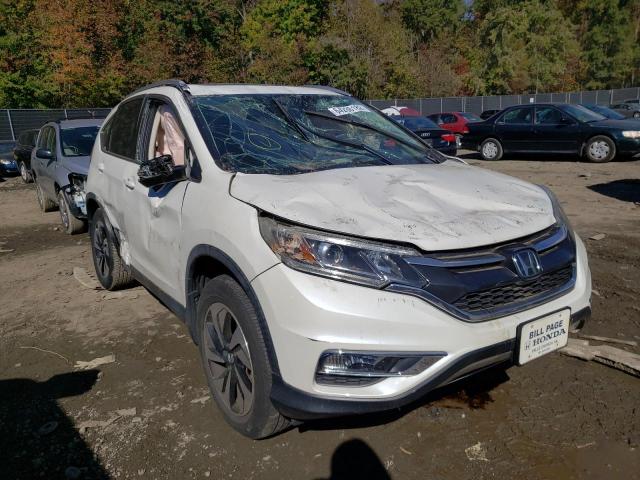 5J6RM4H9XFL067843 - 2015 HONDA CR-V TOURI WHITE photo 1