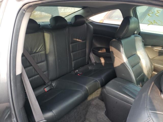 1HGCS12808A016027 - 2008 HONDA ACCORD EXL GRAY photo 6