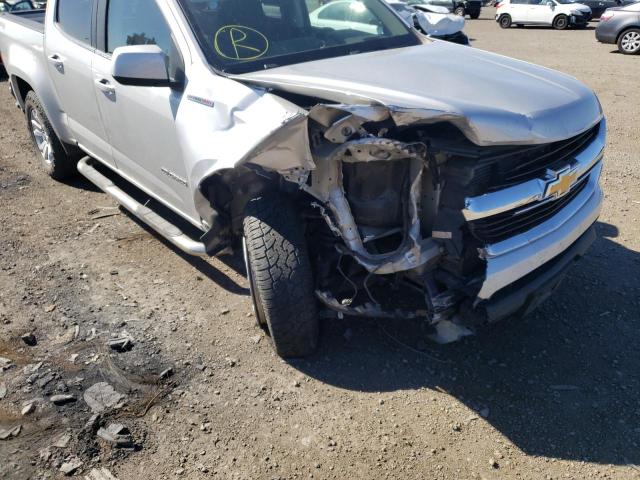 1GCPTCE19J1211265 - 2018 CHEVROLET COLORADO L SILVER photo 9