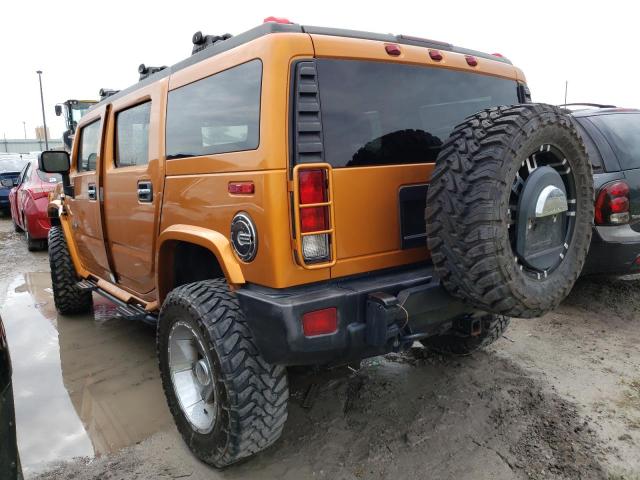 5GRGN23U36H115551 - 2006 HUMMER H2 ORANGE photo 3