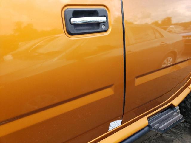 5GRGN23U36H115551 - 2006 HUMMER H2 ORANGE photo 9