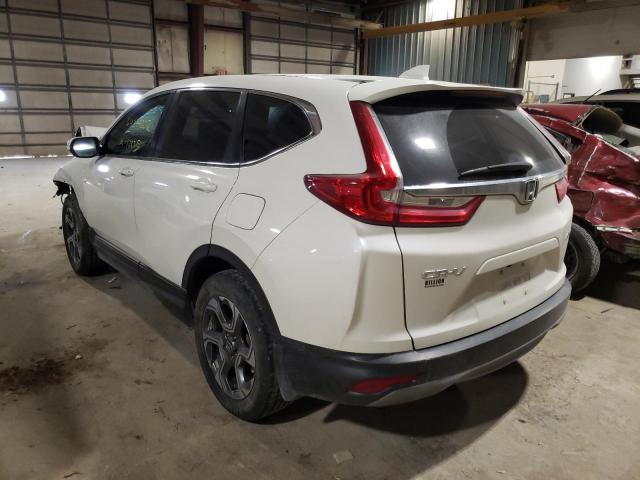 5J6RW2H86JL019934 - 2018 HONDA CR-V EXL WHITE photo 3