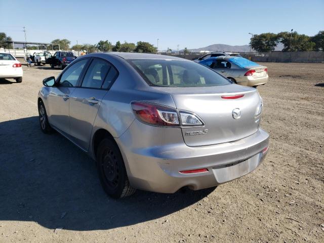 JM1BL1U80D1702907 - 2013 MAZDA 3 I SILVER photo 3