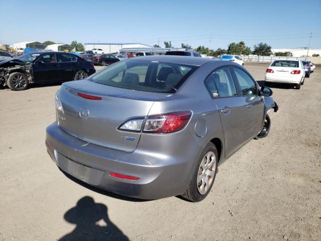 JM1BL1U80D1702907 - 2013 MAZDA 3 I SILVER photo 4