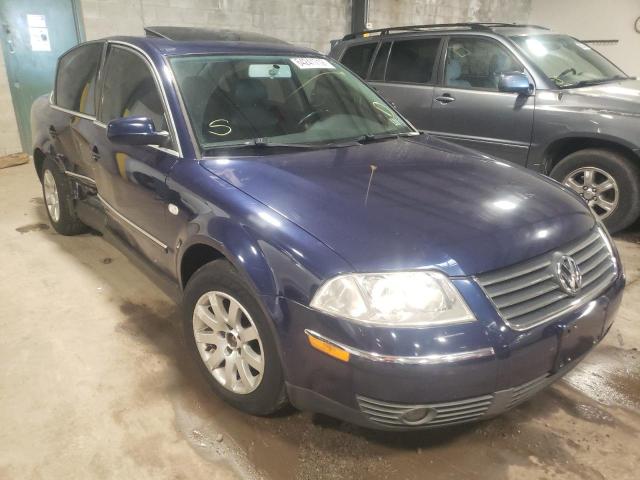 WVWPD63BX3E306357 - 2003 VOLKSWAGEN PASSAT GLS BLUE photo 1