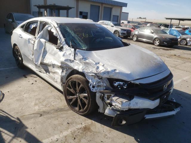 2HGFC2F8XLH578845 - 2020 HONDA CIVIC SPOR WHITE photo 1