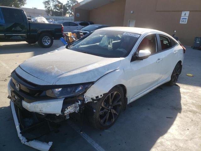 2HGFC2F8XLH578845 - 2020 HONDA CIVIC SPOR WHITE photo 2