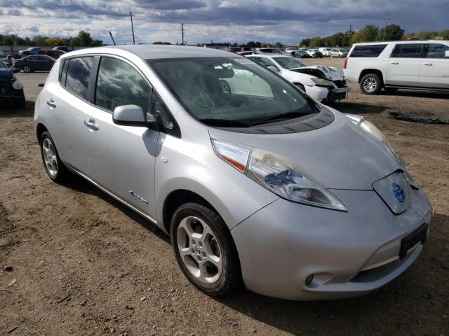 JN1AZ0CP7BT009480 - 2011 NISSAN LEAF SV SILVER photo 1