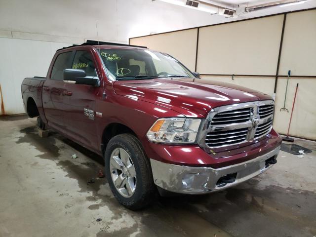 1C6RR7LT8KS535281 - 2019 RAM 1500 CLASS MAROON photo 1