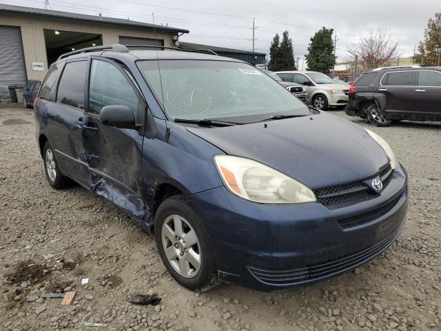 5TDZA23C94S102230 - 2004 TOYOTA SIENNA LE BLUE photo 1