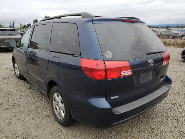 5TDZA23C94S102230 - 2004 TOYOTA SIENNA LE BLUE photo 3