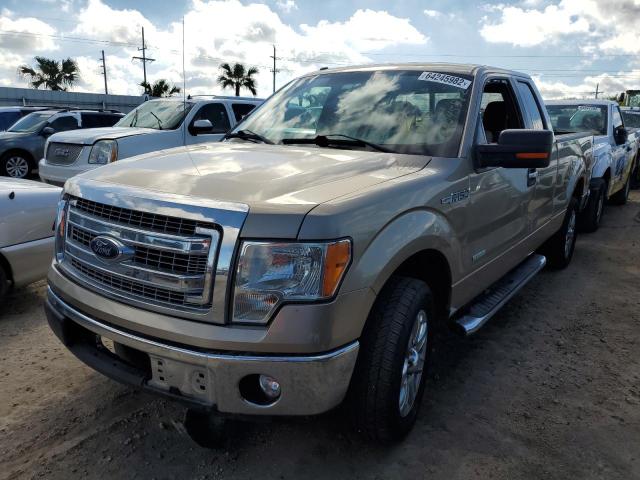 1FTFX1CT6DFB42275 - 2013 FORD F150 SUPER TAN photo 2