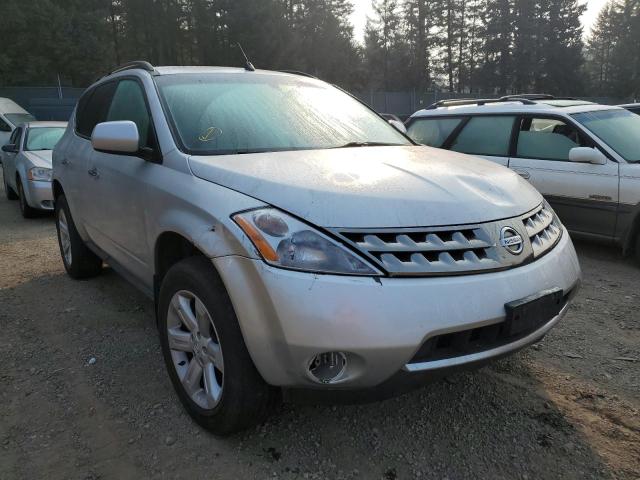 JN8AZ08T96W427261 - 2006 NISSAN MURANO SILVER photo 1