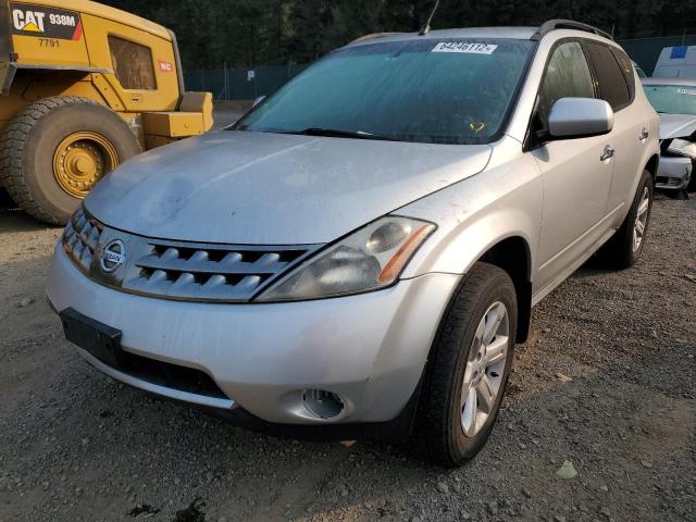 JN8AZ08T96W427261 - 2006 NISSAN MURANO SILVER photo 2