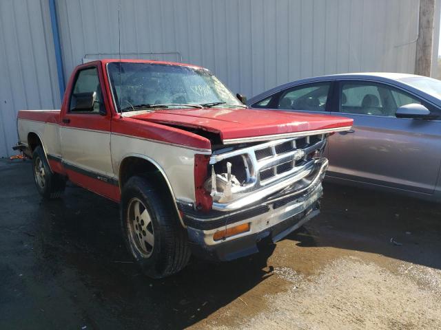 1GCCT14Z5P8144965 - 1993 CHEVROLET S10 RED photo 1