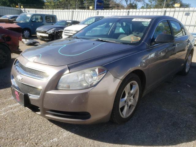 1G1ZB5E18BF218065 - 2011 CHEVROLET MALIBU LS GRAY photo 2