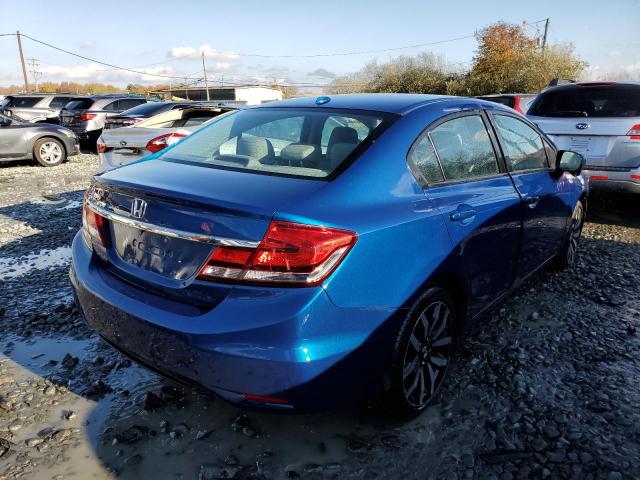 19XFB2F97FE243889 - 2015 HONDA CIVIC EXL Mavi foto 4