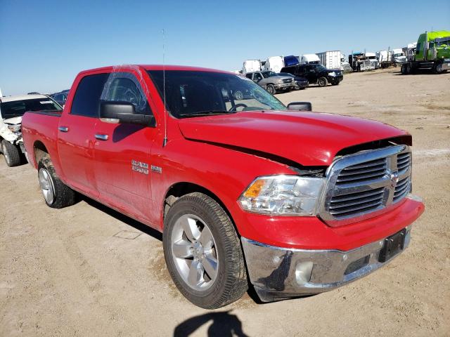 1C6RR6LT7JS333718 - 2018 RAM 1500 SLT RED photo 1