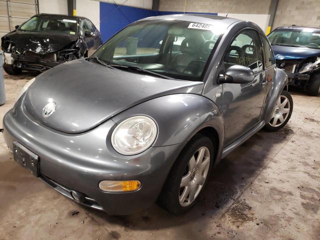 3VWDD21C92M421173 - 2002 VOLKSWAGEN NEW BEETLE 灰色 照片 2