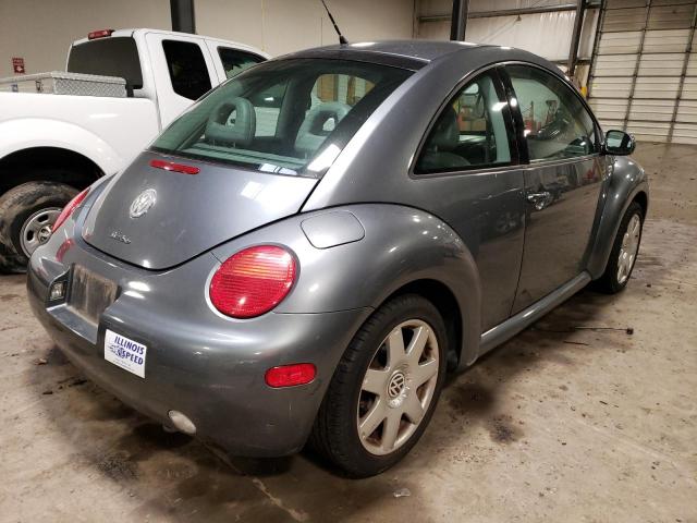 3VWDD21C92M421173 - 2002 VOLKSWAGEN NEW BEETLE 灰色 照片 4