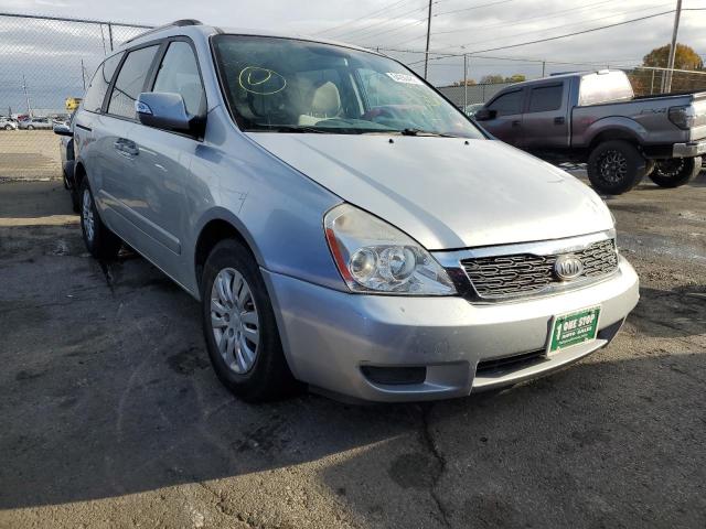 KNDMG4C72B6368967 - 2011 KIA SEDONA SILVER photo 1