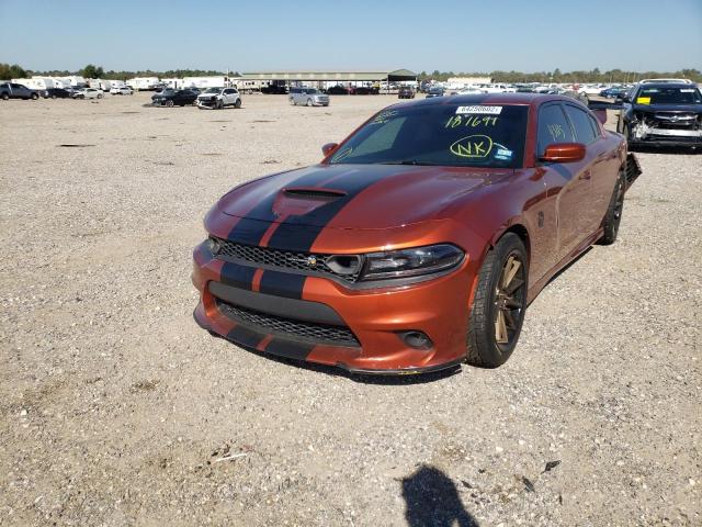 2C3CDXGJ5LH181691 - 2020 DODGE CHARGER SC ORANGE photo 2