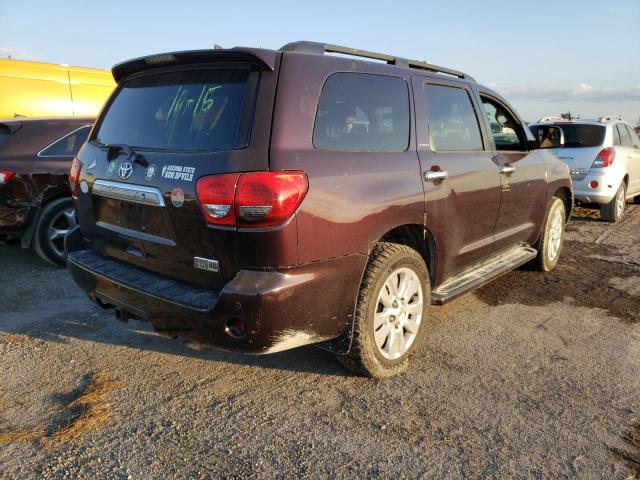 5TDDY5G11DS089019 - 2013 TOYOTA SEQUOIA PL BURGUNDY photo 4