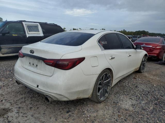 JN1EV7AP0JM358496 - 2018 INFINITI Q50 LUXE WHITE photo 4