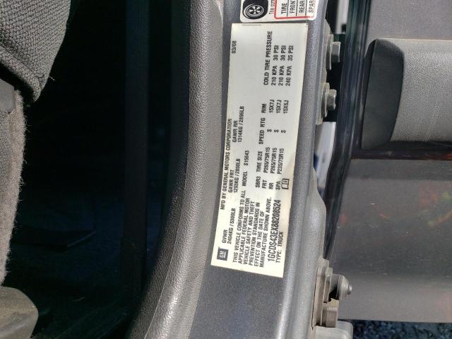 1GCDS43EX88208524 - 2008 CHEVROLET COLORADO L GRAY photo 10