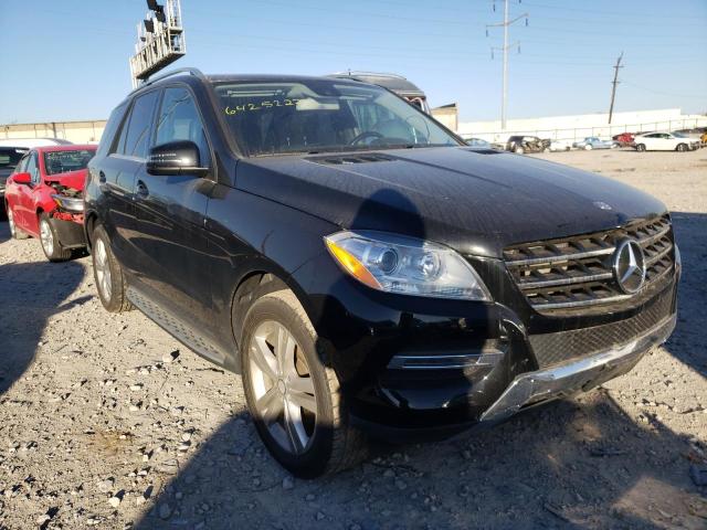 4JGDA5HB3EA349488 - 2014 MERCEDES-BENZ ML 350 4MA BLACK photo 1