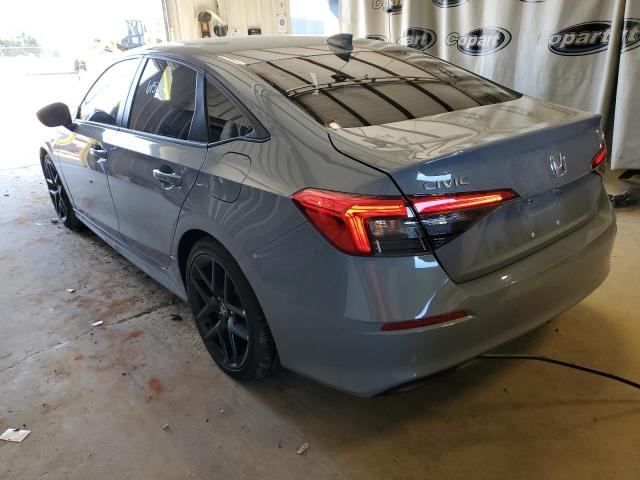 2HGFE2F5XNH567606 - 2022 HONDA CIVIC SPOR GRAY photo 3